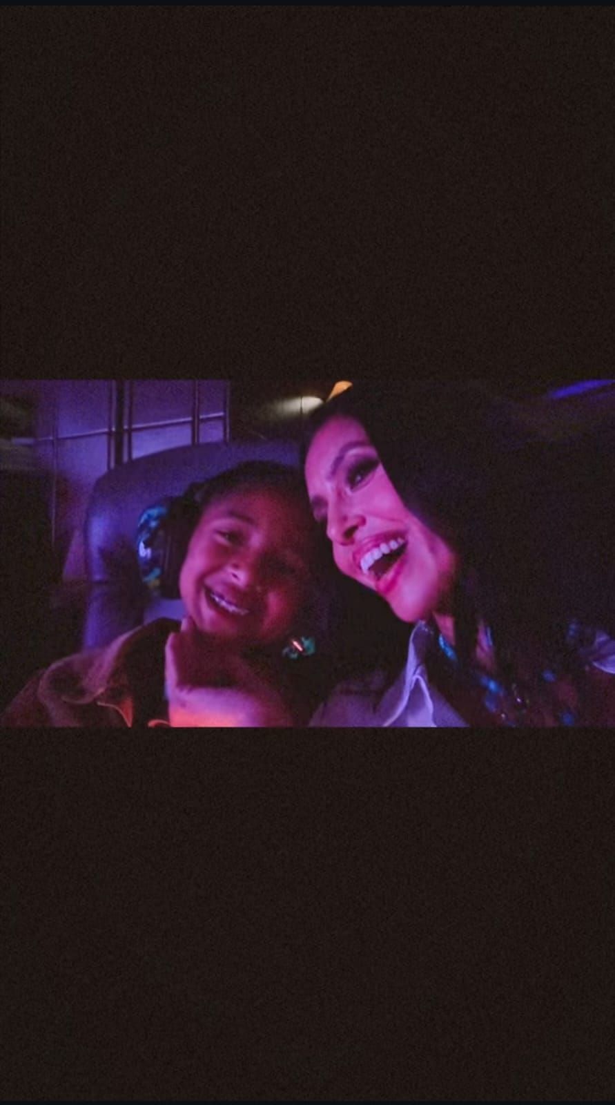 Vanessa Bryant and Bianka at Beyonce’s concert